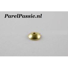 Gouden parelschotel 5mm 14k goud per stuk  y