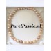 Roze zoetwater parels collier ronde 11mm -12mm maatservice max. 45 cm zilver ..