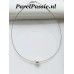 Modern parelsieraad Zuidzee zoutwaerparel 10.8mm zilveren choker 41cm  y